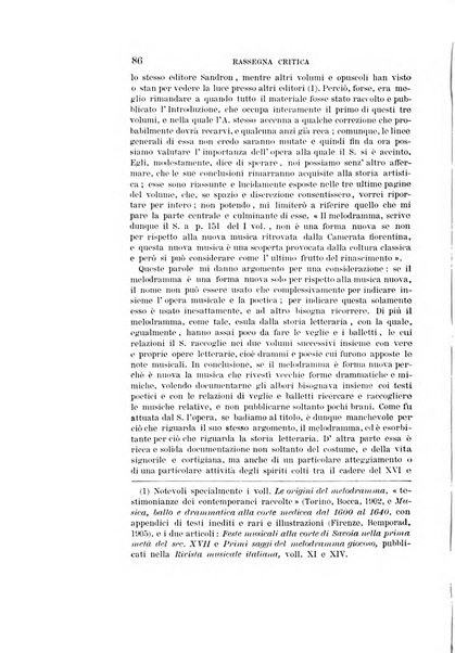 Rassegna critica della letteratura italiana