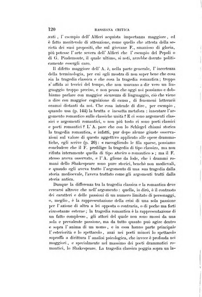 Rassegna critica della letteratura italiana