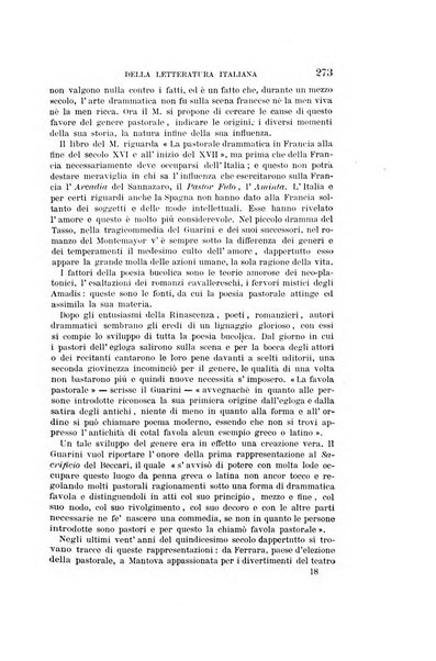 Rassegna critica della letteratura italiana