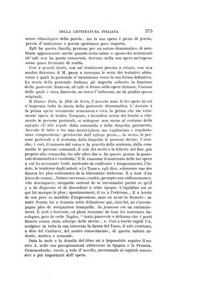 Rassegna critica della letteratura italiana