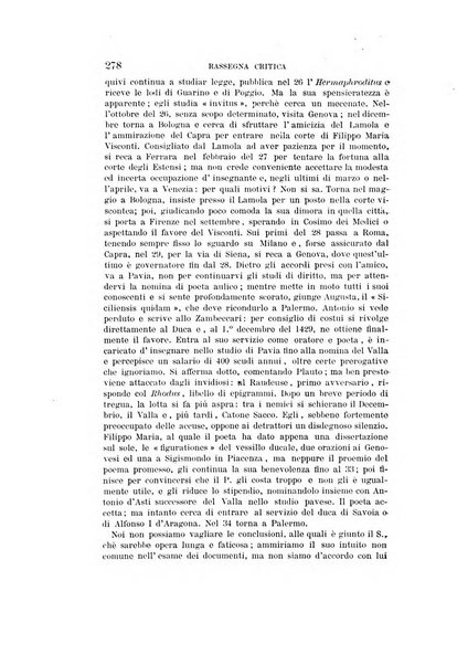 Rassegna critica della letteratura italiana