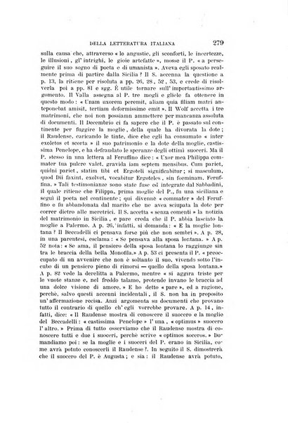 Rassegna critica della letteratura italiana