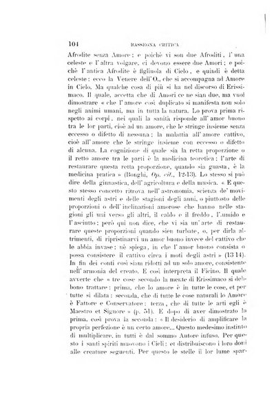 Rassegna critica della letteratura italiana