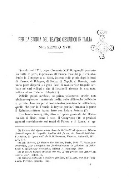 Rassegna critica della letteratura italiana