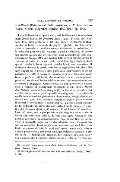 Rassegna critica della letteratura italiana