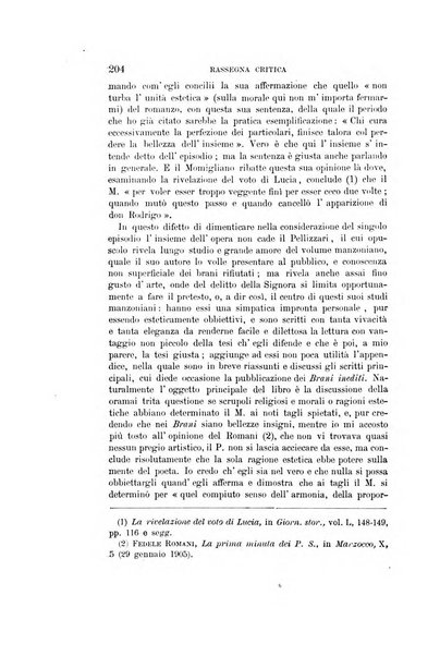 Rassegna critica della letteratura italiana