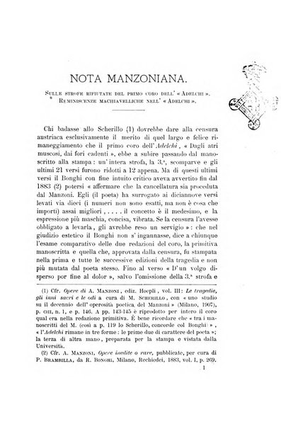 Rassegna critica della letteratura italiana