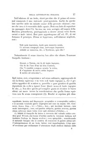 Rassegna critica della letteratura italiana