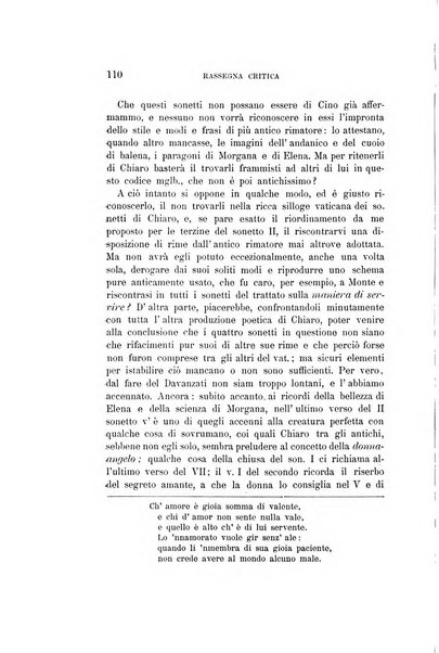 Rassegna critica della letteratura italiana