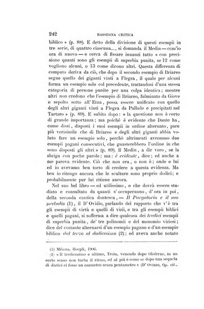 Rassegna critica della letteratura italiana