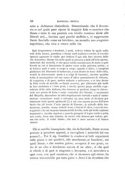 Rassegna critica della letteratura italiana