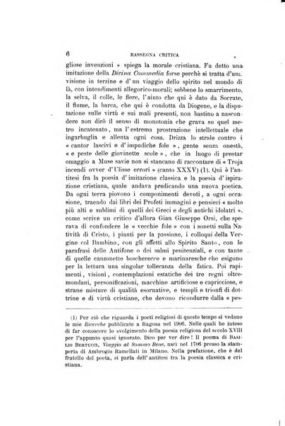 Rassegna critica della letteratura italiana