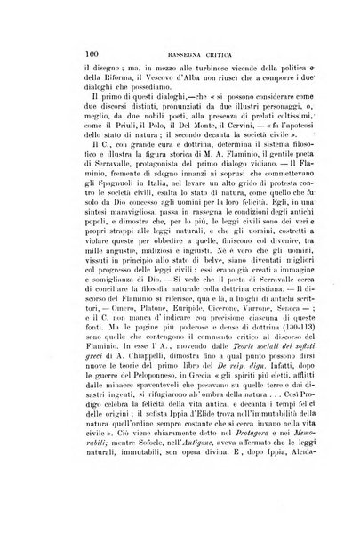 Rassegna critica della letteratura italiana