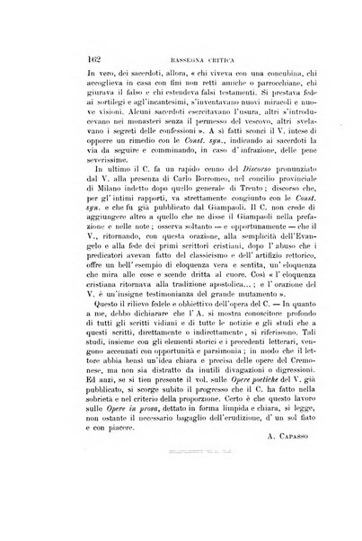 Rassegna critica della letteratura italiana