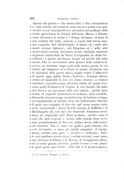 Rassegna critica della letteratura italiana