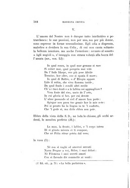 Rassegna critica della letteratura italiana