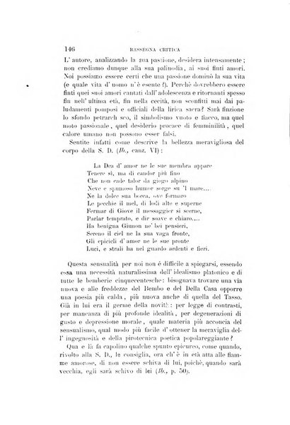 Rassegna critica della letteratura italiana