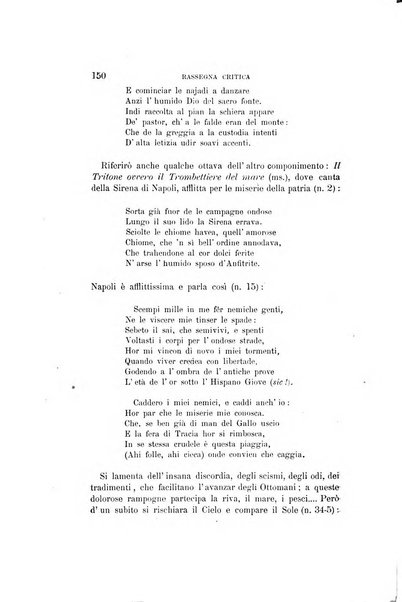 Rassegna critica della letteratura italiana