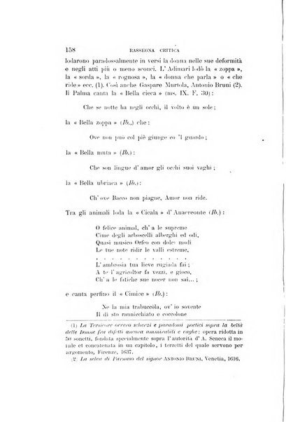 Rassegna critica della letteratura italiana