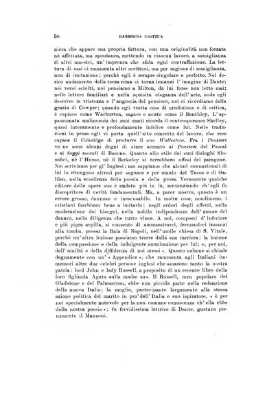 Rassegna critica della letteratura italiana