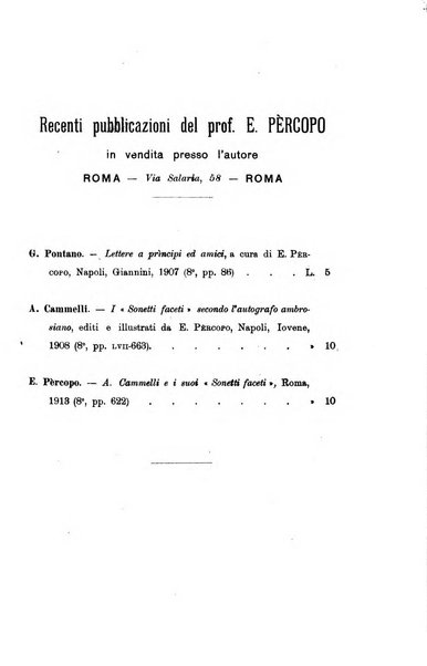 Rassegna critica della letteratura italiana