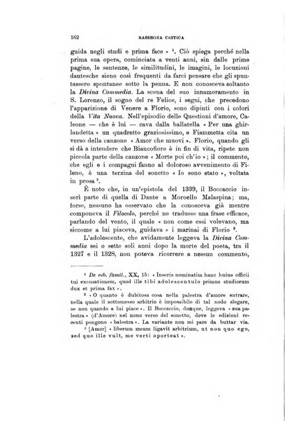 Rassegna critica della letteratura italiana