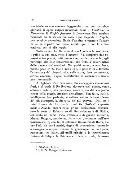 Rassegna critica della letteratura italiana