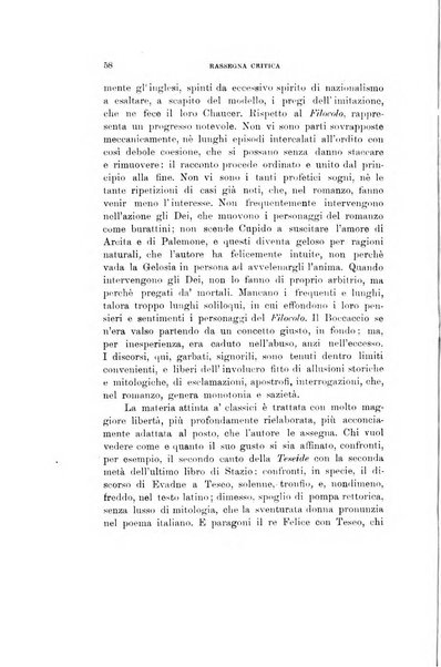 Rassegna critica della letteratura italiana