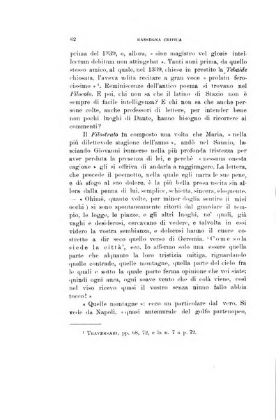 Rassegna critica della letteratura italiana