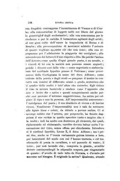 Rassegna critica della letteratura italiana