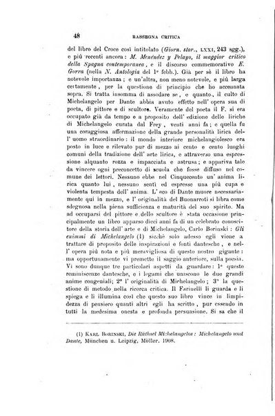 Rassegna critica della letteratura italiana