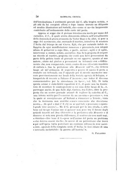 Rassegna critica della letteratura italiana