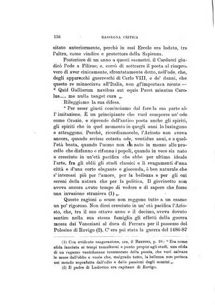 Rassegna critica della letteratura italiana