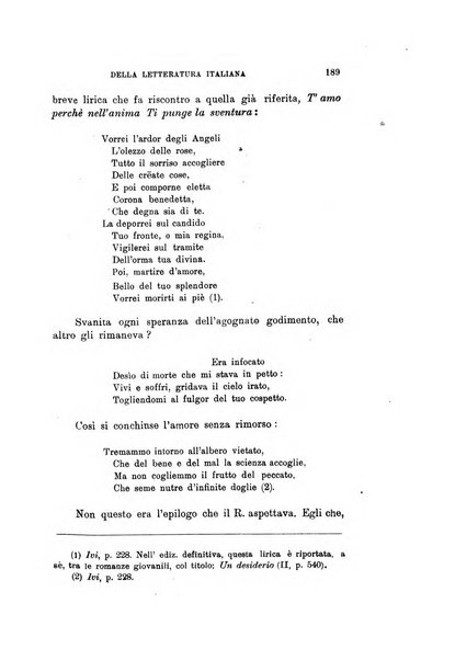 Rassegna critica della letteratura italiana