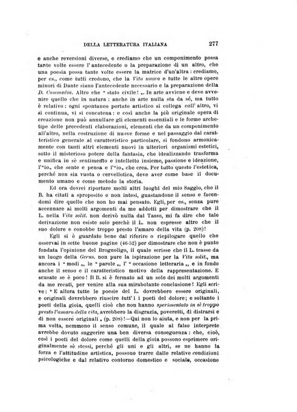 Rassegna critica della letteratura italiana