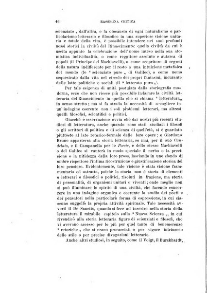 Rassegna critica della letteratura italiana