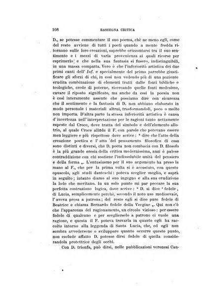 Rassegna critica della letteratura italiana