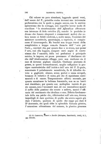 Rassegna critica della letteratura italiana