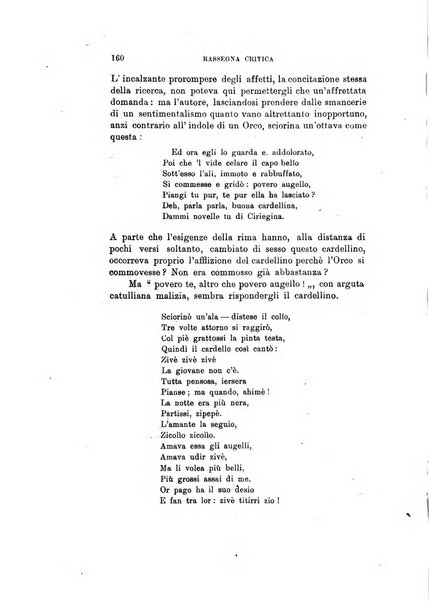 Rassegna critica della letteratura italiana