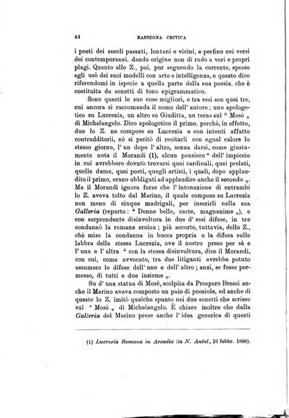 Rassegna critica della letteratura italiana