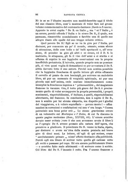 Rassegna critica della letteratura italiana