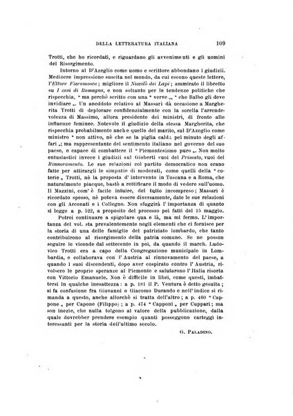 Rassegna critica della letteratura italiana