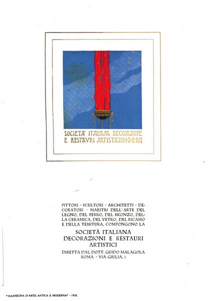 Rassegna d'arte antica e moderna