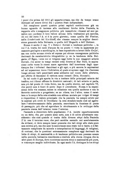 Rassegna della letteratura geografica pubblicata ogni bimestre come supplemento alla Rivista geografica italiana dal prof. Roberto Almagia