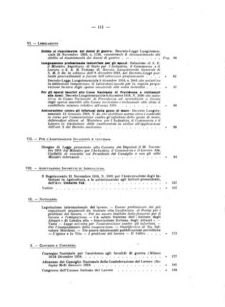 Rassegna della previdenza sociale assicurazioni e legislazione sociale, infortuni e igiene del lavoro