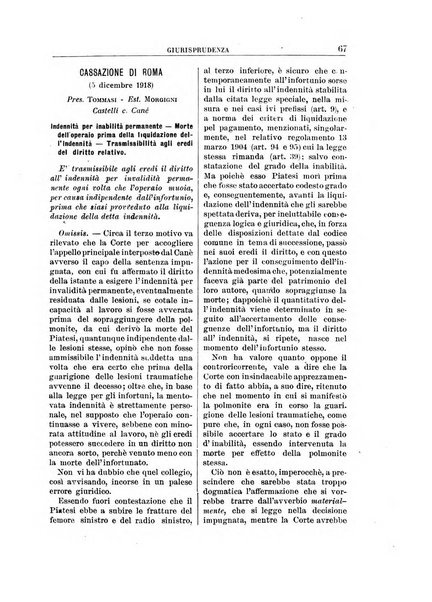 Rassegna della previdenza sociale assicurazioni e legislazione sociale, infortuni e igiene del lavoro