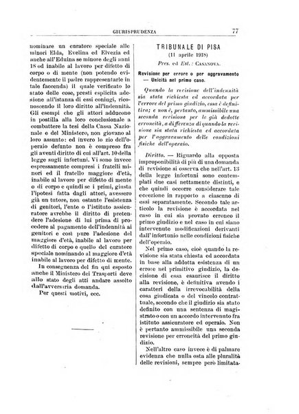 Rassegna della previdenza sociale assicurazioni e legislazione sociale, infortuni e igiene del lavoro