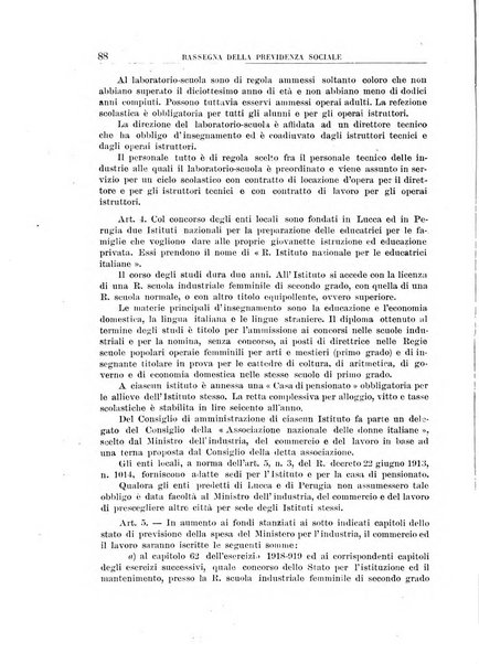 Rassegna della previdenza sociale assicurazioni e legislazione sociale, infortuni e igiene del lavoro