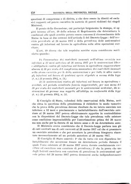 Rassegna della previdenza sociale assicurazioni e legislazione sociale, infortuni e igiene del lavoro