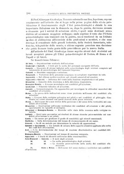 Rassegna della previdenza sociale assicurazioni e legislazione sociale, infortuni e igiene del lavoro